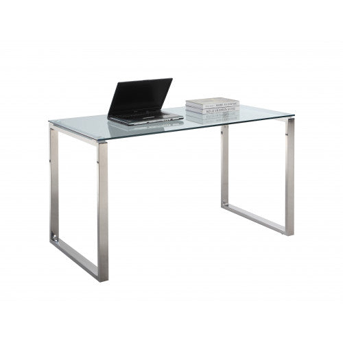 Contemporary Desk w/ Glass Top